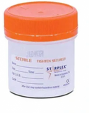 CONTAINER SPECIMEN 60ml Sterile ORANGE O-RING CAP/TAB LABEL BG/100