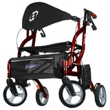 Airgo Fusion F18 Side-Folding Rollator & Transport Chair