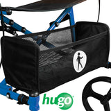 Hugo Sidekick Side-Folding Rolling Walker with a Seat