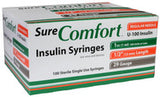 Allison Medical 22-9010 SURE COMFORT INSULIN SYRINGE, 29 G, 1/2