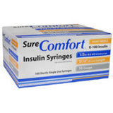 BX/100 SURE COMFORT INSULIN SYRINGE, 30G, 5/16IN (8MM), 1/2CC