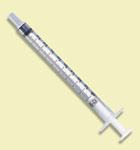 BD 309659 SLIP TIP STERILE PLASTIC SYRINGE, 1cc, BX/200