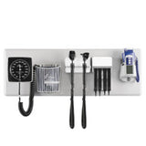 Amico Wallboard-Mounted Diagnostic Station with Ophthalmoscope, Otoscope, Specula Dispenser, Aneroid, Oral Thermometer