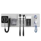 Wallboard-Mounted Diagnostic Station with Ophthalmoscope, Otoscope, Specula Dispense