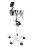 Amico Rollstand-Mounted Diagnostic Station with Ophthalmoscope, Otoscope, Specula Dispenser, Aneroid