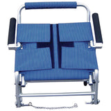 Super Light, Folding Transport Chair with Carry Bag and Flip-Back Arms