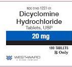 JAMP 16317 DICYCLOMINE HCL TABLET 20MG 100 TABLETS