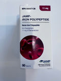 JAMP 76383 IRON POLYPEPTIDE 11MG TABLET 90 TABLETS